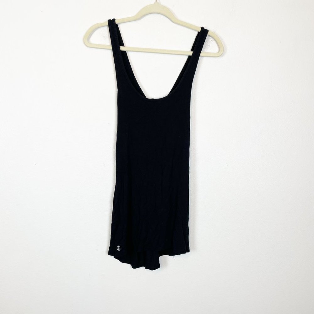 Athleta Women's XS Black‎ Criss Cross Back Strappy Workout Tank Top Athleisure